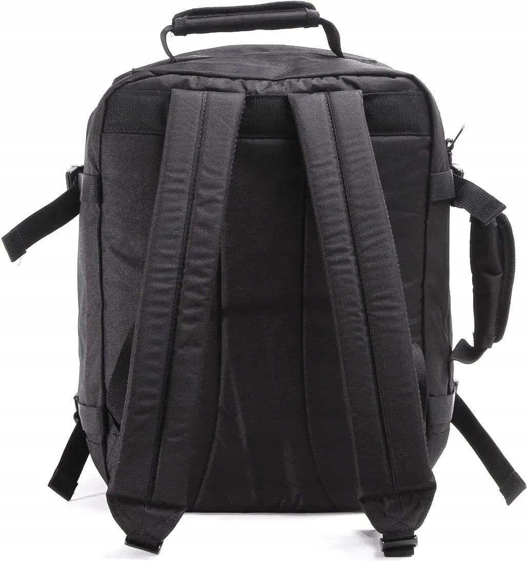CabinZero Classic 28 l kuprinė, tinkama Wizzair rankiniam bagažui, juoda