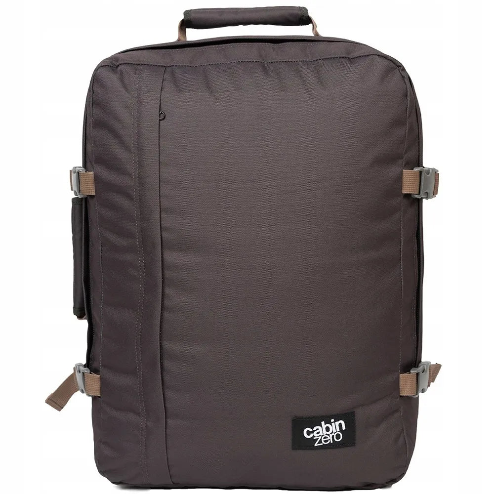 CabinZero Classic 44 l rankinio bagažo kuprinė, black sand