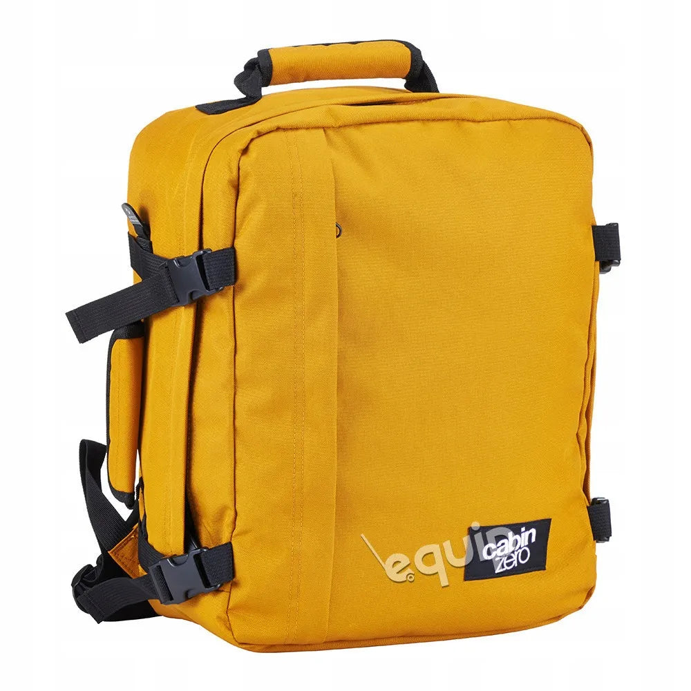 „CabinZero“ rankinio bagažo kuprinė kelionėms lėktuvu, 28 l, CZ08, „Orange Chill“