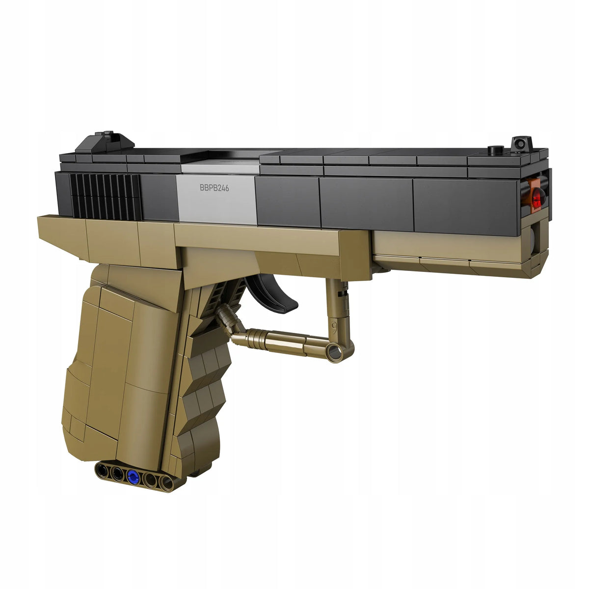 CaDA 17 Pistol konstruktorius, žaislinė replika, 5 sviediniai, 338 elementai