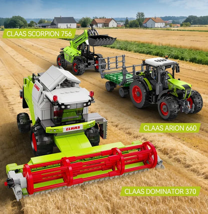 CaDA CLAAS Dominator žemės ūkio kombainas, 384 detalės