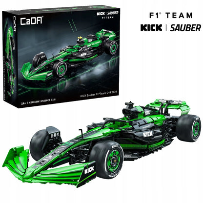 CaDA „Kick Sauber“ F1 lenktyninio automobilio konstravimo kaladėlės, 2553 detalės