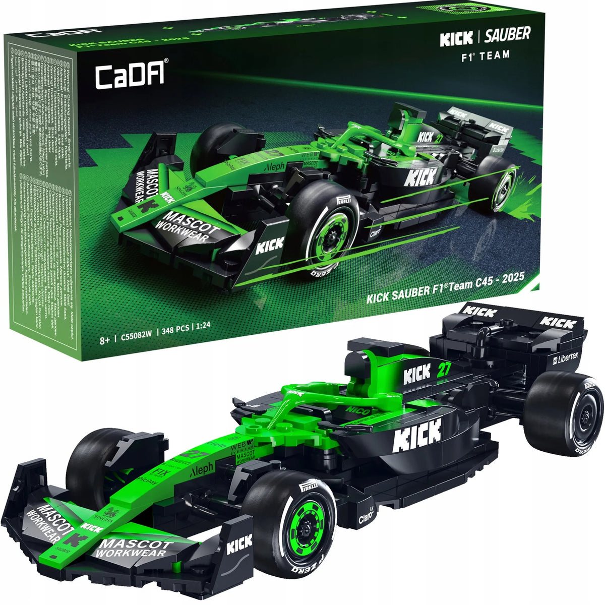 „CaDA“ konstruktorius – „Kick Sauber F1 Team C45 2025“ bolidas, 348 detalės