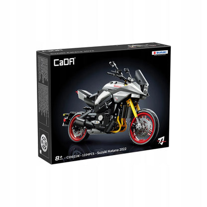 CaDA Suzuki Katana motociklo konstruktorius, 1104 detalės, C59021W
