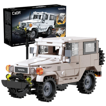 „CaDA“ „Toyota Land Cruiser FJ40“ visureigio konstruktorius, 1:24, 374 detalės