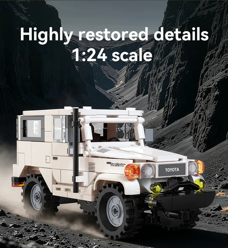 „CaDA“ „Toyota Land Cruiser FJ40“ visureigio konstruktorius, 1:24, 374 detalės