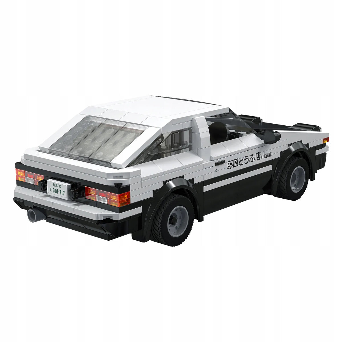 CaDA Toyota Trueno AE86 Initial-D manga anime nuotoliniu būdu valdomas RC konstruktorius