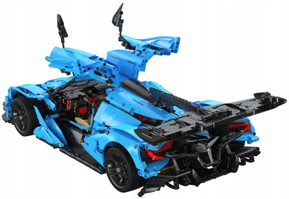 CaDA V12 Hypercar sportinio automobilio konstruktorius, 3865 detalės, 60 cm