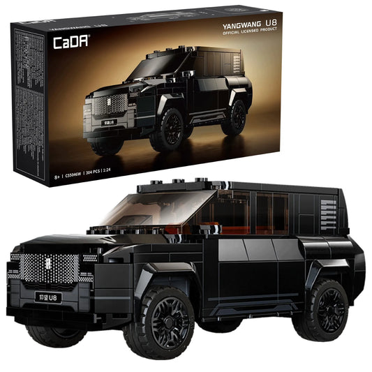 CaDA YANGWANG U8 visureigio konstruktorius, 1:24, 304 detalės