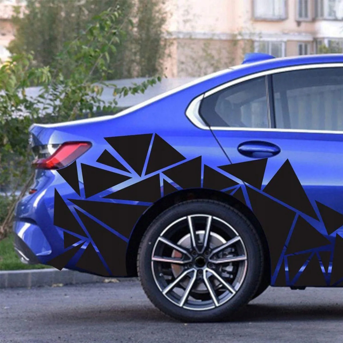 CAMO kamufliažo lipdukai automobiliui trikampiai 2X DIDELI