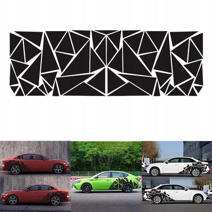 CAMO kamufliažo lipdukai automobiliui trikampiai 2X DIDELI