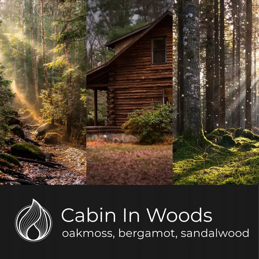 Candle World sojinė kvapioji žvakė „Miško trobelė“ Cabin In Woods, 120 g