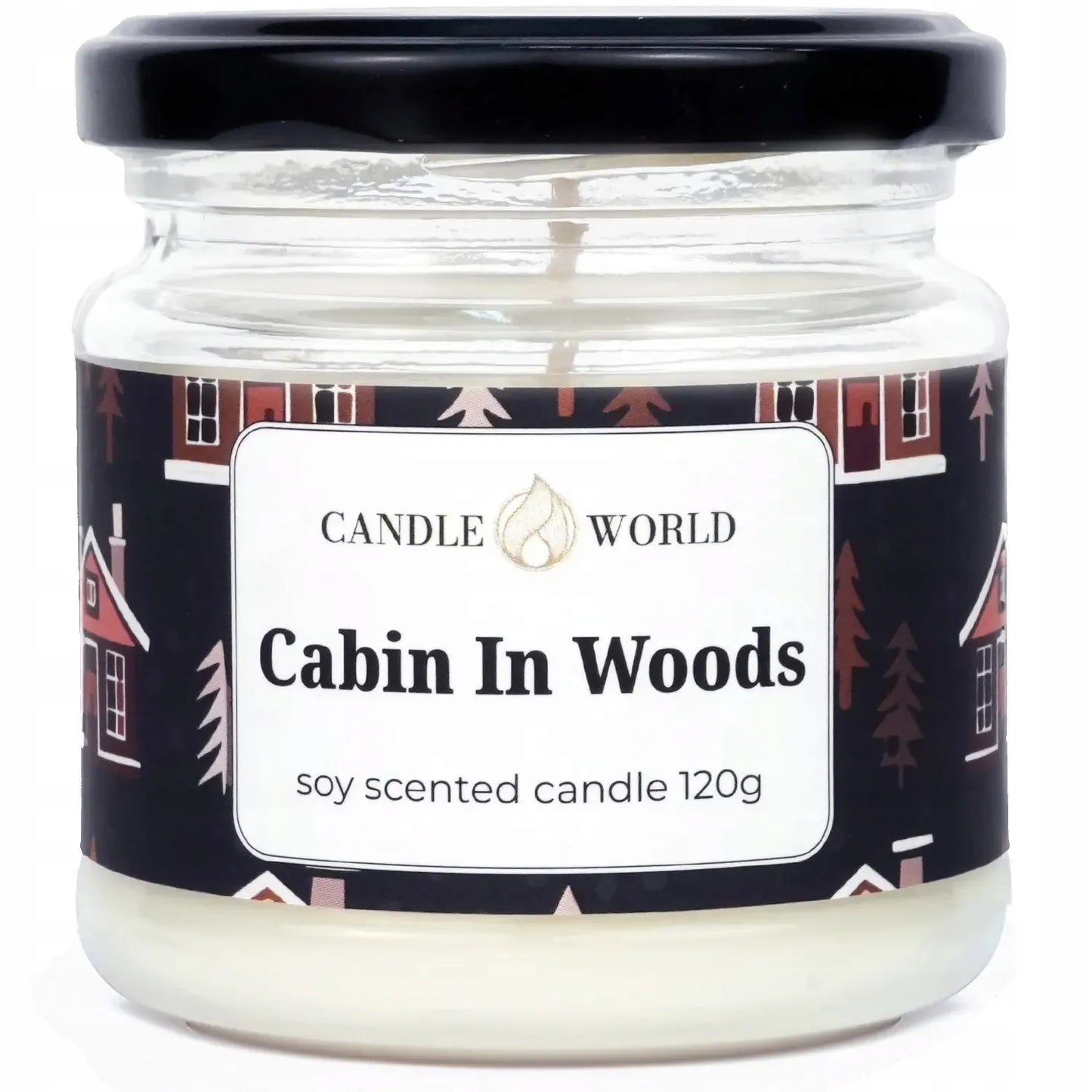 Candle World sojinė kvapioji žvakė „Miško trobelė“ Cabin In Woods, 120 g