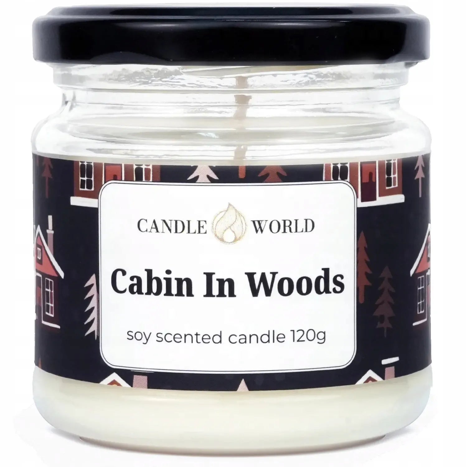 Candle World sojinė kvapioji žvakė „Miško trobelė“ Cabin In Woods, 120 g