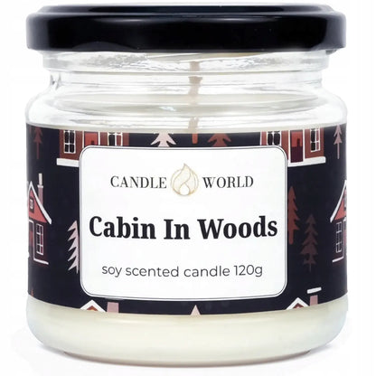 Candle World sojinė kvapioji žvakė „Miško trobelė“ Cabin In Woods, 120 g