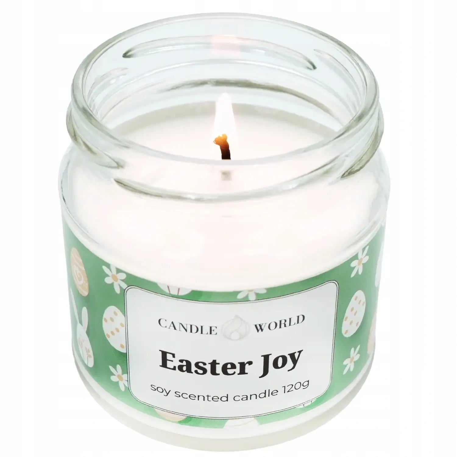 Candle World velykinė sojų kvapioji žvakė gėlių aromato Easter Joy 120 g