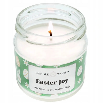 Candle World velykinė sojų kvapioji žvakė gėlių aromato Easter Joy 120 g