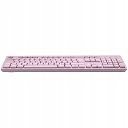 CANYON HKB-W01 belaidė mechaninė klaviatūra, US international QWERTY, rožinė