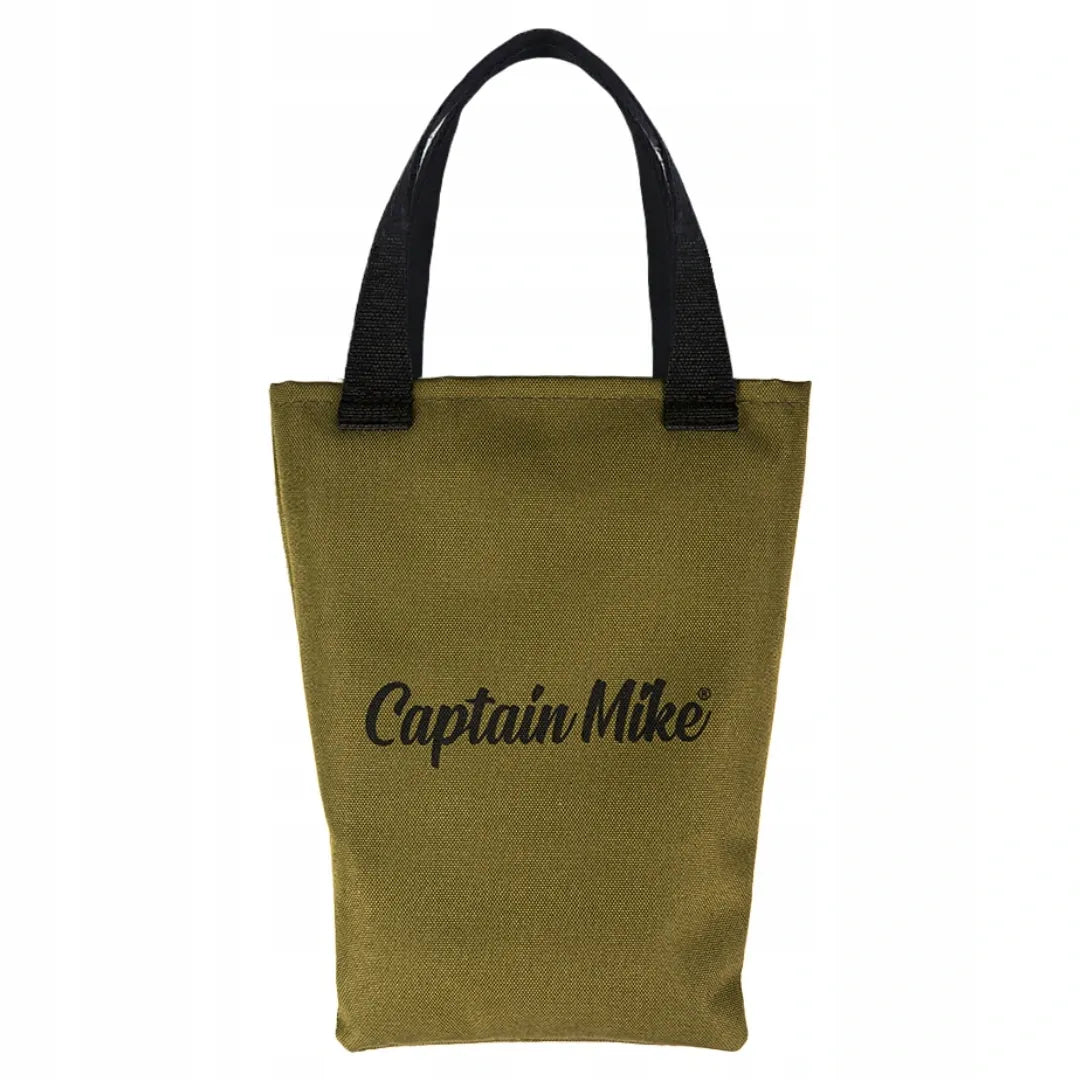 Captain Mike žalia sulankstoma žvejybinė kėdutė su dėklu