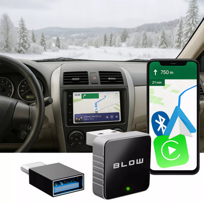 CarPlay adapteris automobiliui – Android Auto, WiFi, Bluetooth modulis