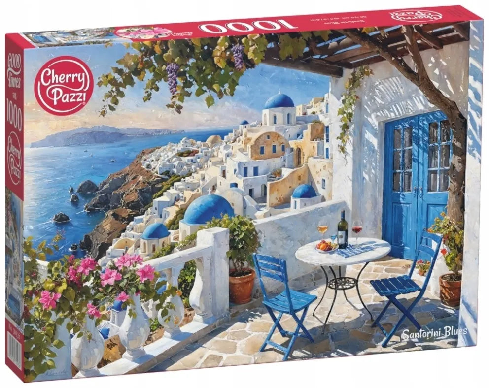 Cherry Pazzi „Santorini Blues“ dėlionė, 1000 dalių