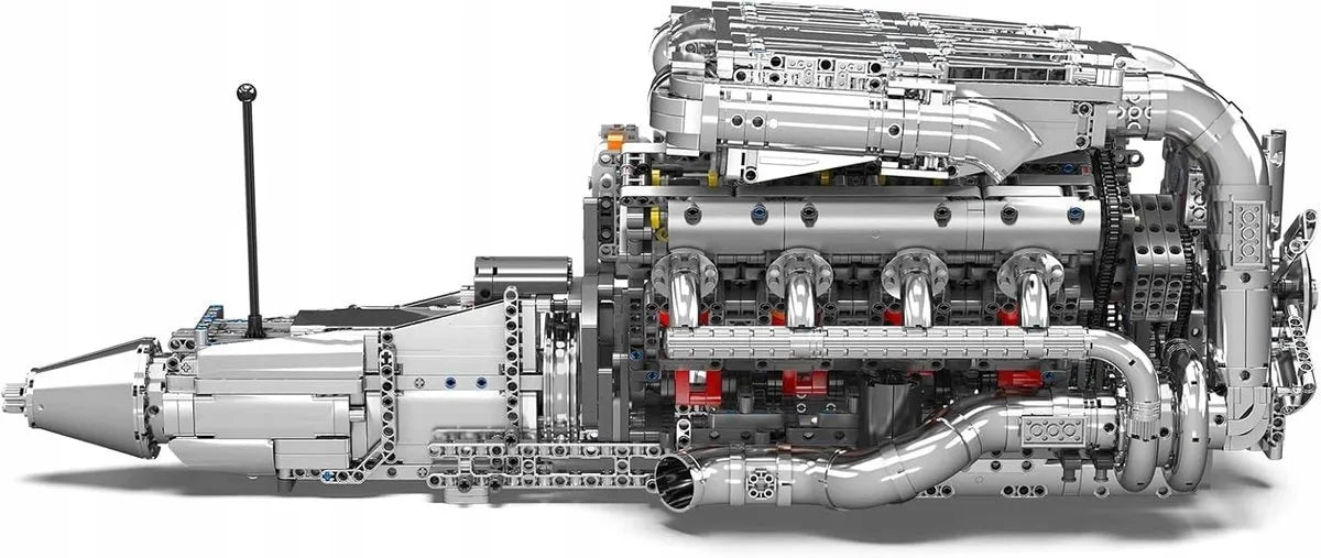 „COIL 10168“ V8 variklio su dviem turbokompresoriais konstruktorius, 2899 detalės