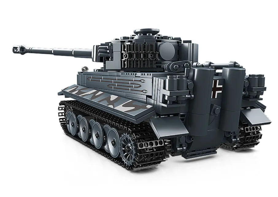 COIL konstravimo kaladėlių rinkinys – 850 detalių, „Tiger“ tankas