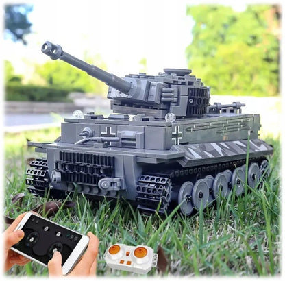 COIL konstravimo kaladėlių rinkinys – 850 detalių, „Tiger“ tankas