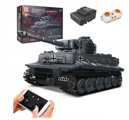COIL konstravimo kaladėlių rinkinys – 850 detalių, „Tiger“ tankas