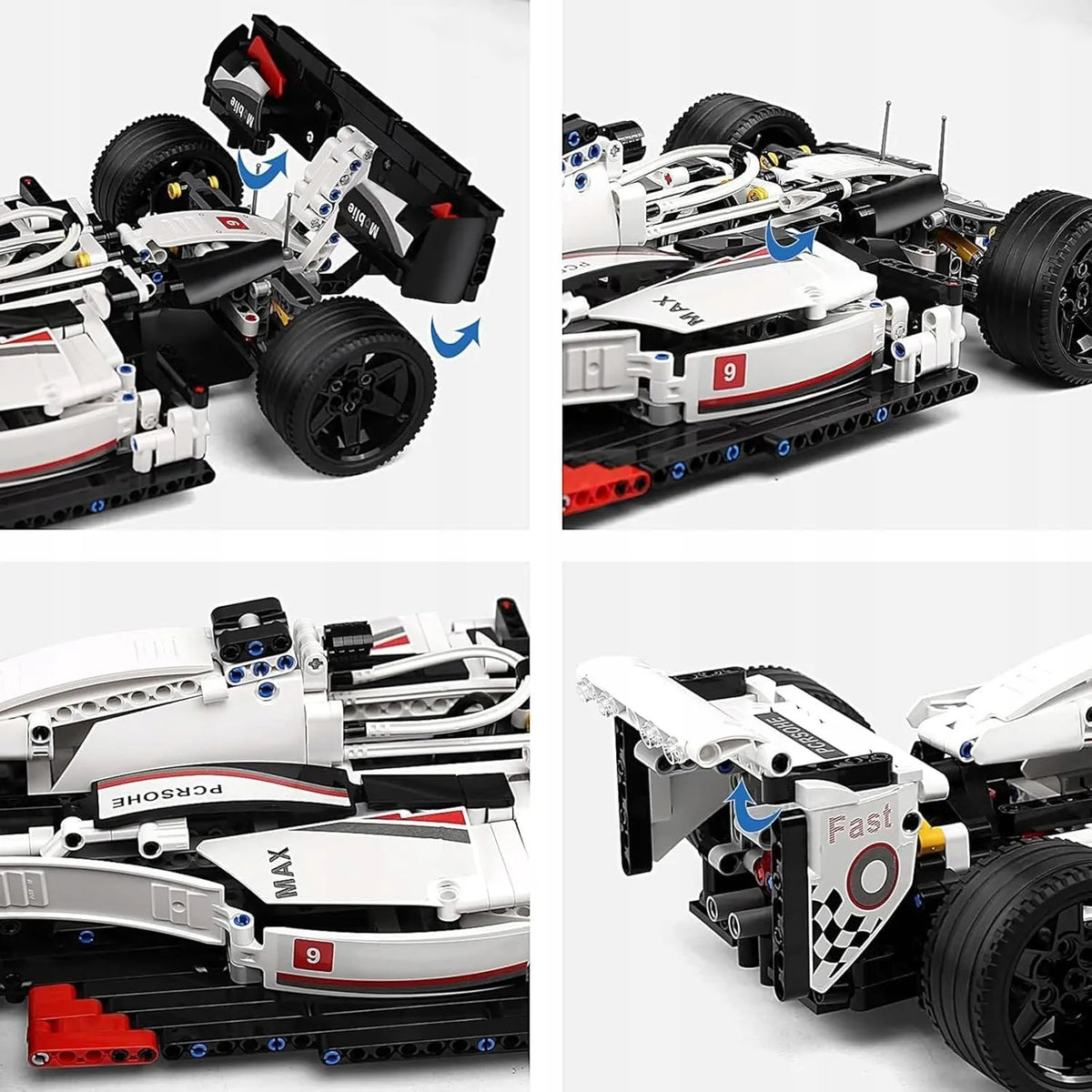 „Coil“ konstruktorius „Formulės 1“ lenktyninis automobilis, 1235 detalės