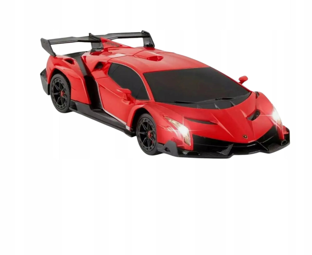 Coil nuotoliniu būdu valdomas Lamborghini automobilis 1:14, raudonas