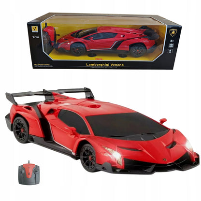 Coil nuotoliniu būdu valdomas Lamborghini automobilis 1:14, raudonas