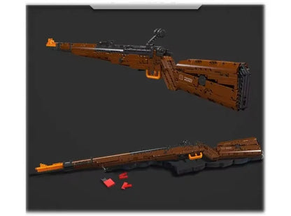 COIL techninių konstrukcinių kaladėlių rinkinys „Mauser 98k“ – 1025 detalės