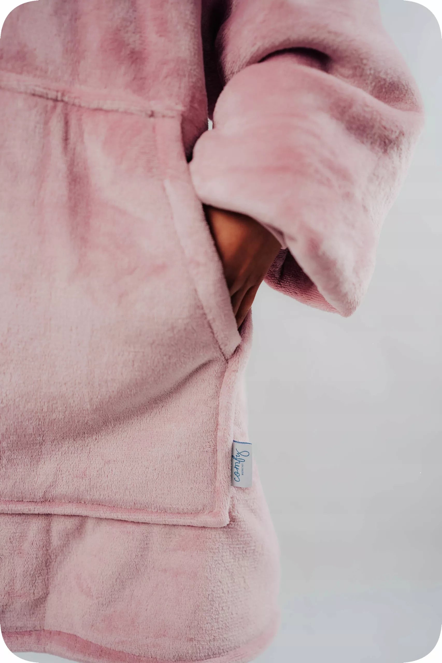 Comfy Moment Kocobluza Rožinė #Pink– storus pūkuotas šerpos oversize