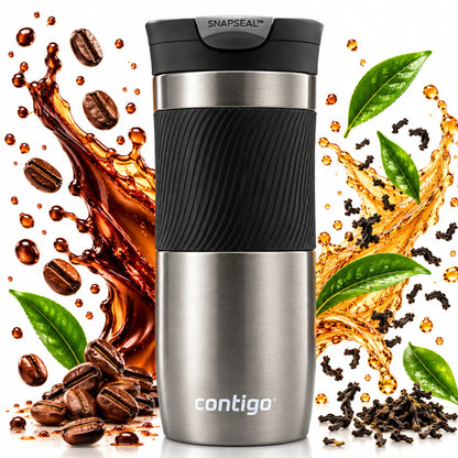 „Contigo Byron“ sandarus neslystantis termo puodelis, „Gunmetal“, 470 ml