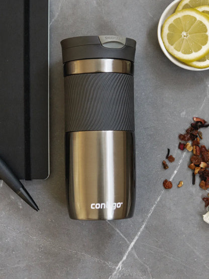 „Contigo Byron“ sandarus neslystantis termo puodelis, „Gunmetal“, 470 ml
