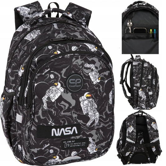 Coolpack dviejų skyrių kuprinė 1-3 klasių mokiniams Jerry Astronaut F029932