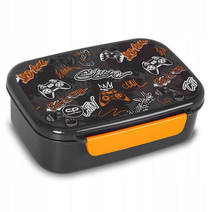 CoolPack mokyklinė kuprinė 1-3 klasei Gamer juoda berniukui rinkinys