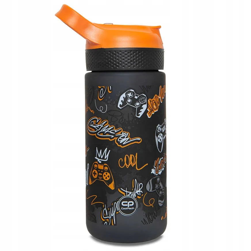 CoolPack mokyklinė kuprinė 1-3 klasei Gamer juoda berniukui rinkinys