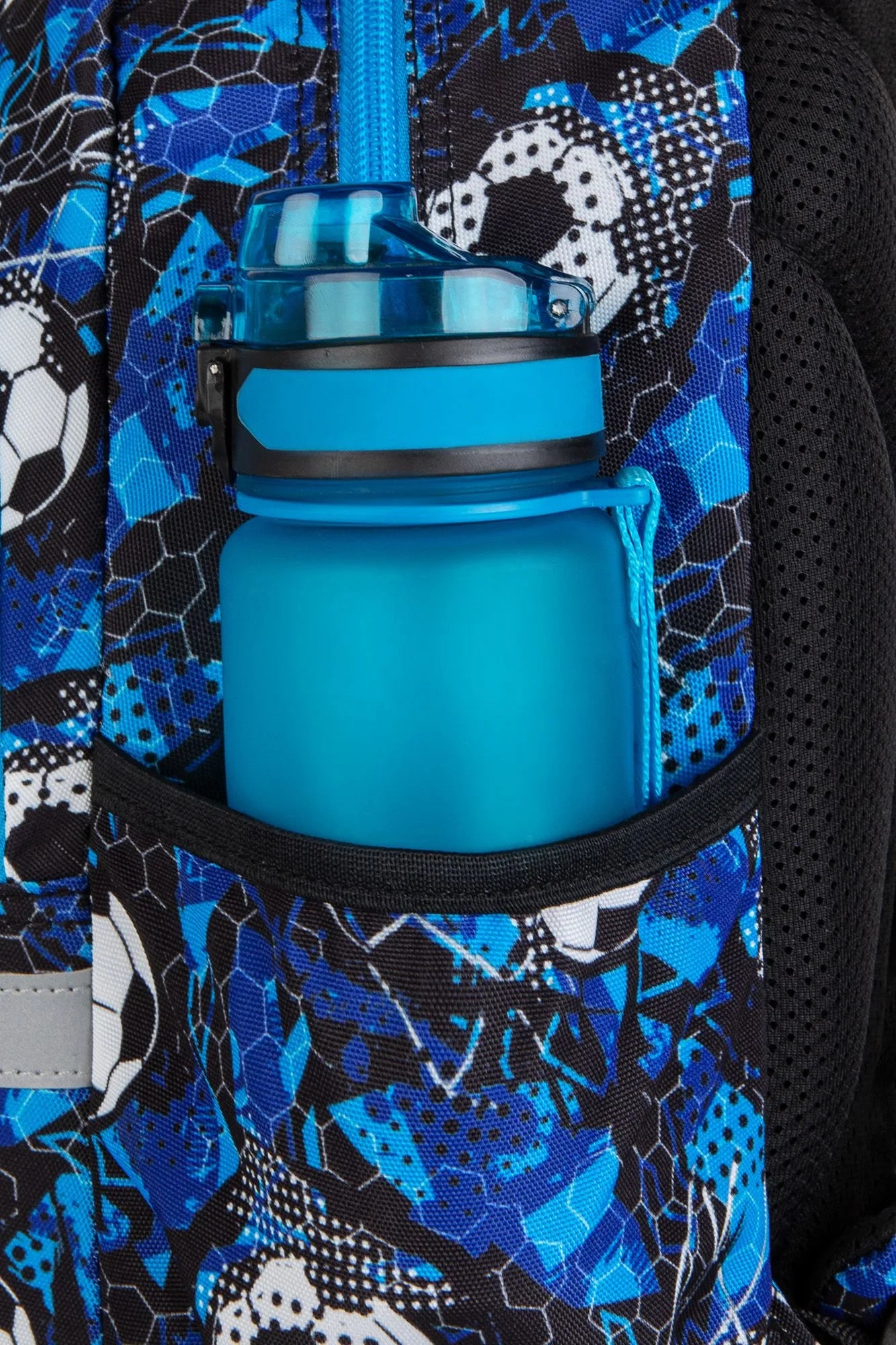 CoolPack mokyklinė kuprinė pradinukams su futbolo kamuolio raštu + pamokų tvarkaraštis