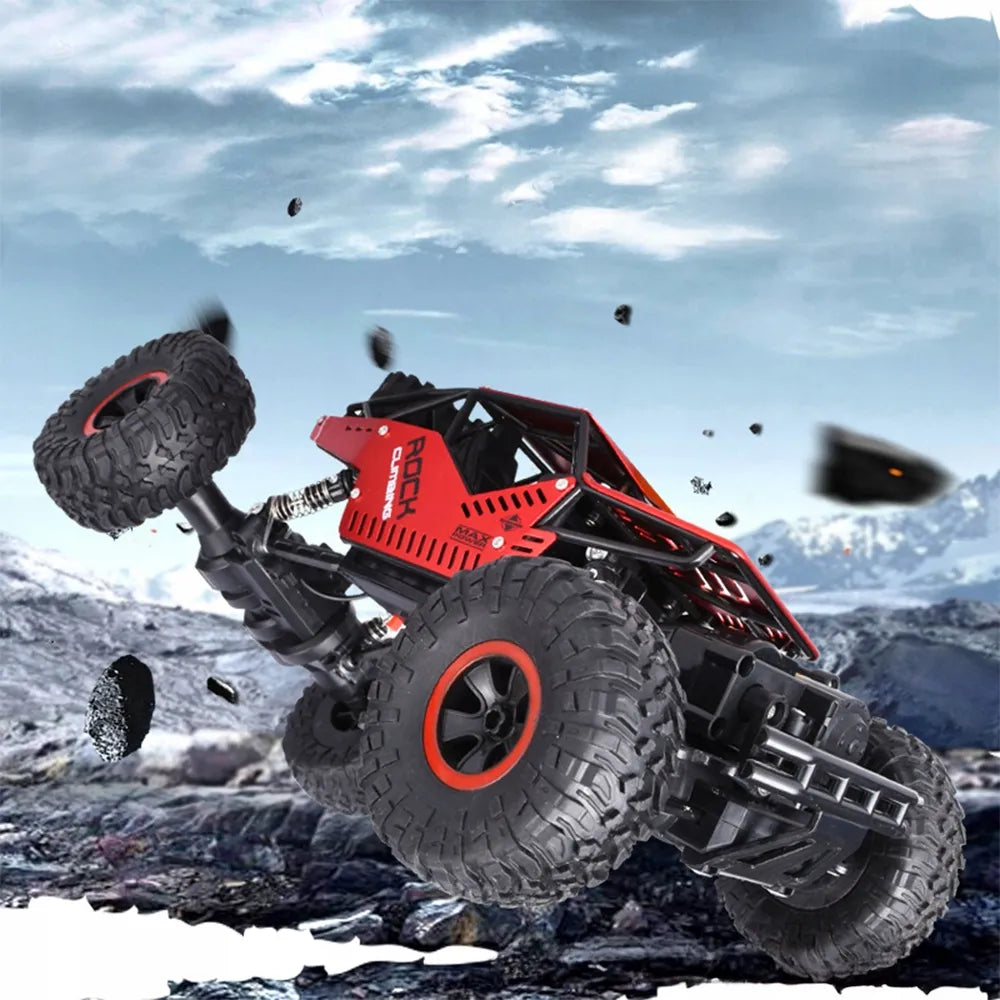 CoolStaff ROVER nuotoliniu būdu valdomas visureigis 4x4, raudonas