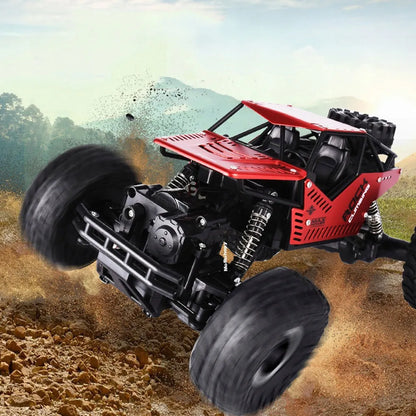 CoolStaff ROVER nuotoliniu būdu valdomas visureigis 4x4, raudonas