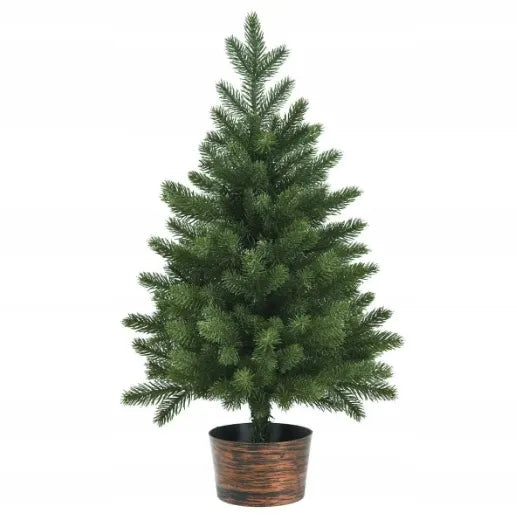 Costway dirbtinė mini eglutė vazone, 60 cm, 50 šakelių, žalia