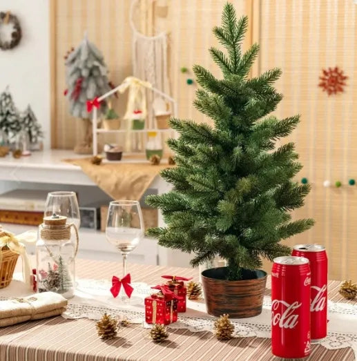 Costway dirbtinė mini eglutė vazone, 60 cm, 50 šakelių, žalia