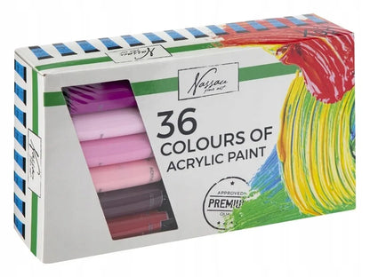 Creative Artist akriliniai dažai, didelis rinkinys, 36 × 20 ml, dažai tūbelėse