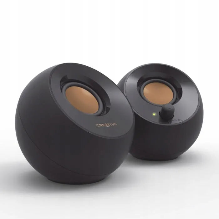 „Creative Labs Pebble“ kompiuterio žaidimų kolonėlės, USB 2.0, AUX, juodos