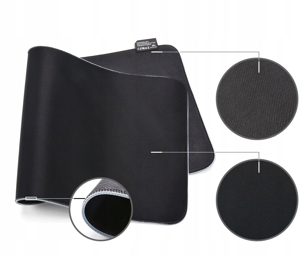 Žaidimų pelės kilimėlis su LED RGB apšvietimu