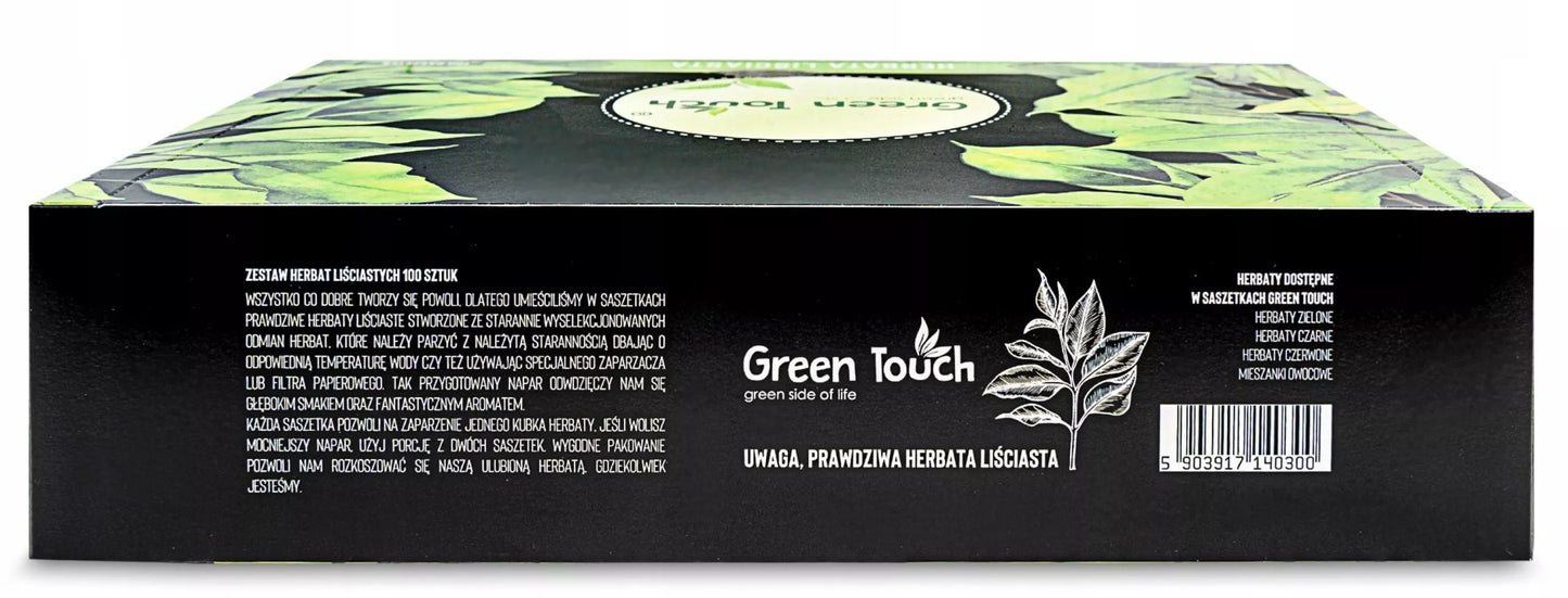 Arbatos rinkinys 100 pakelių Green Touch lapų