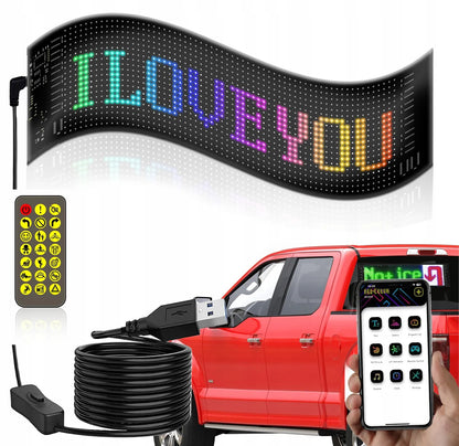 Automobilio LED juostos žibintai, velnio akys, sunkvežimiui TIR, rinkinys