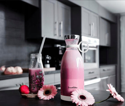 Nešiojamas Belaidis Blenderis Kokteiliams – Kompaktiškas Smoothie Maišytuvas